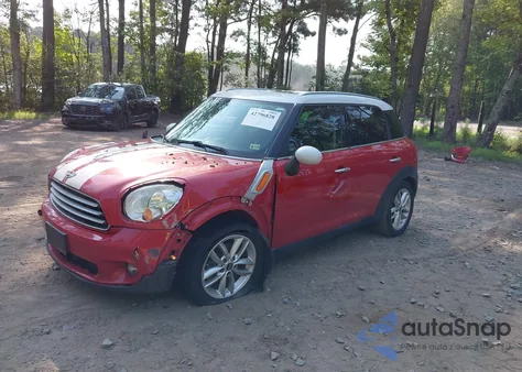2013 Mini Countryman Cooper from USA, damaged, VIN WMWZB3C51DWR35702